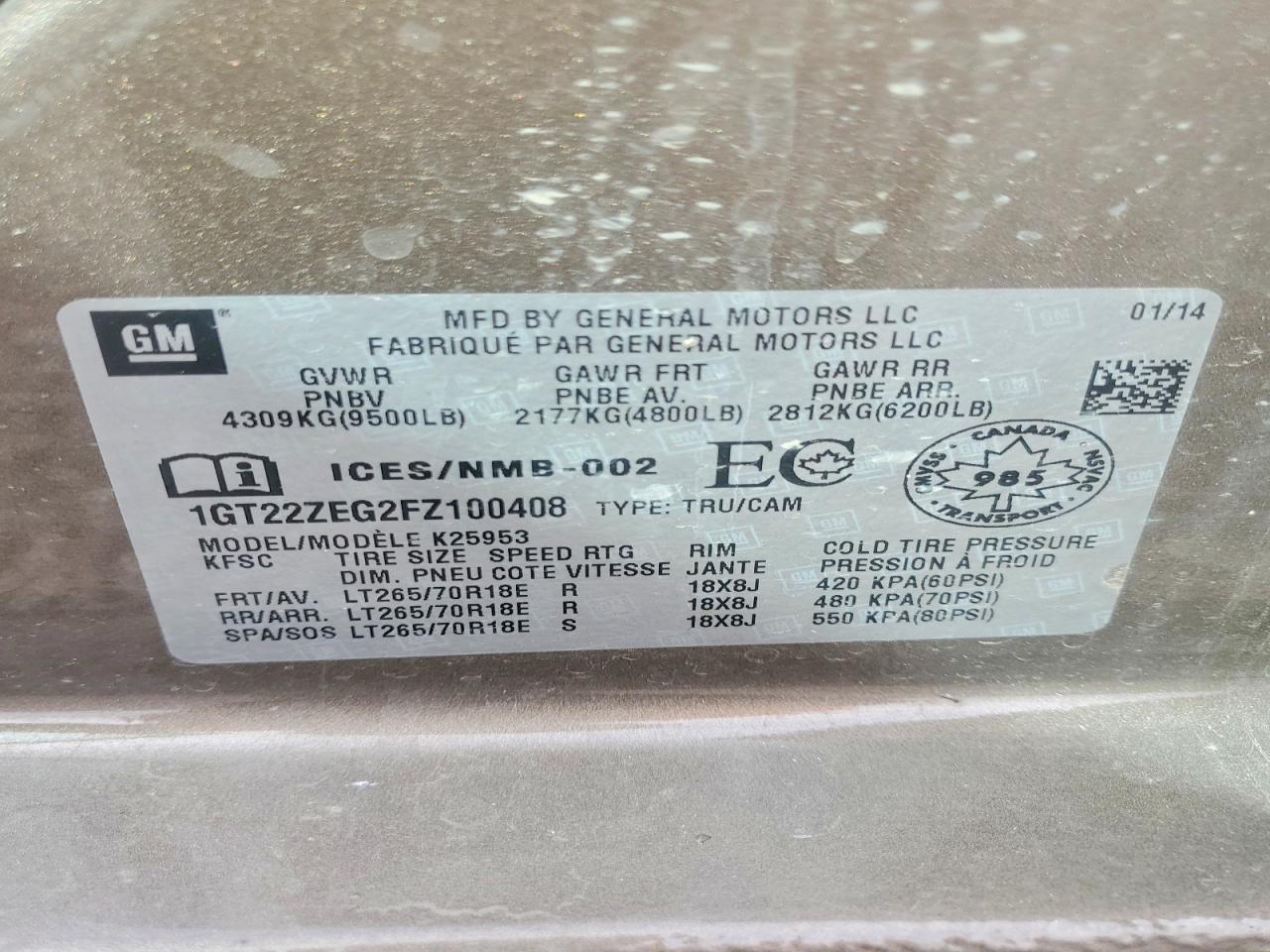 2015 GMC Sierra K2500 Slt - zdjęcie 12
