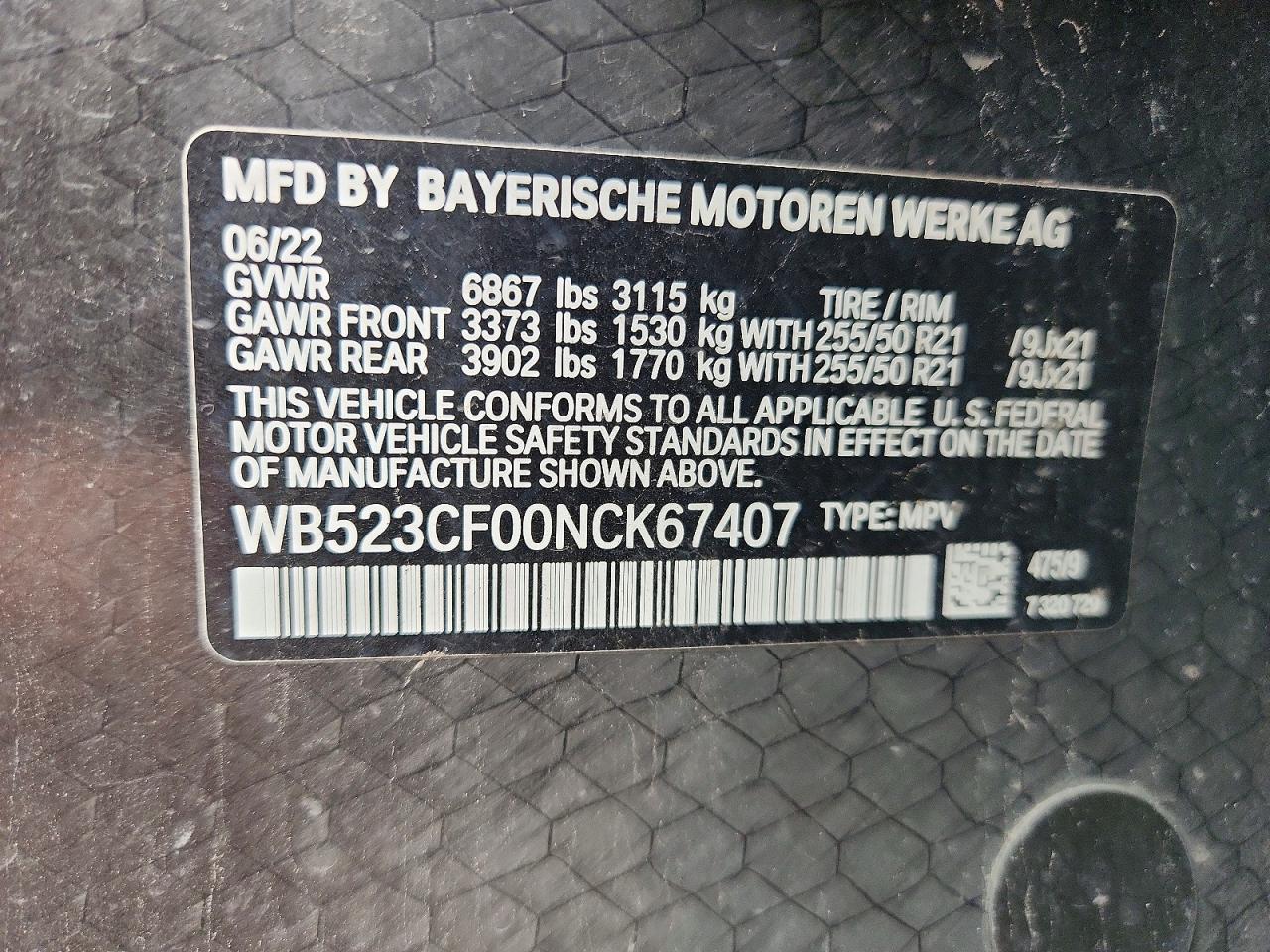 2022 BMW Ix xDrive50 - zdjęcie 12