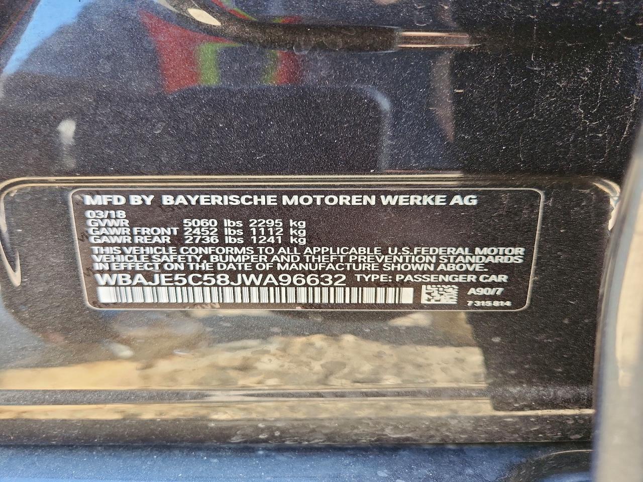 2018 BMW 540 I - zdjęcie 12