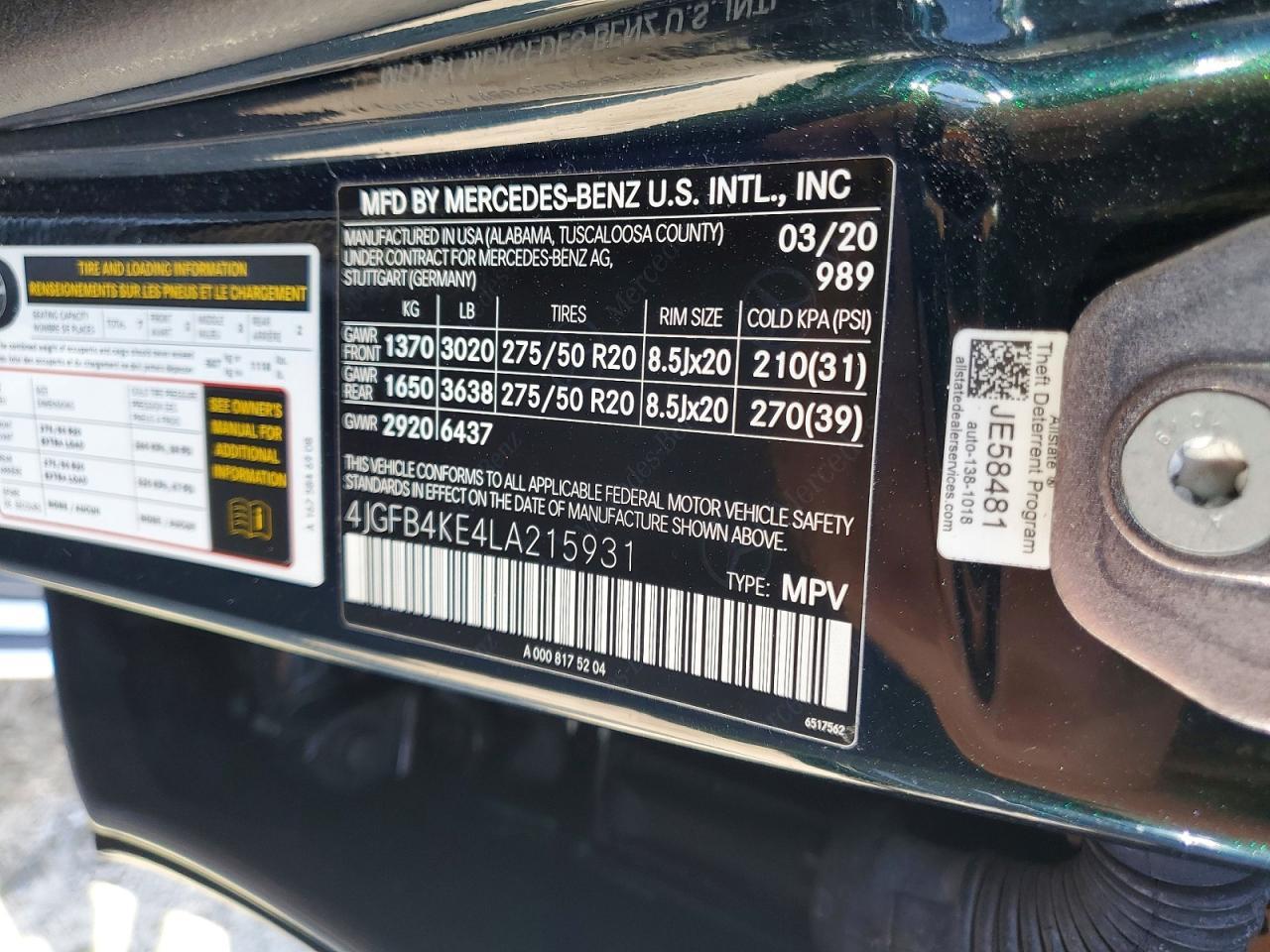 2020 Mercedes-Benz Gle 350 4Matic - zdjęcie 13