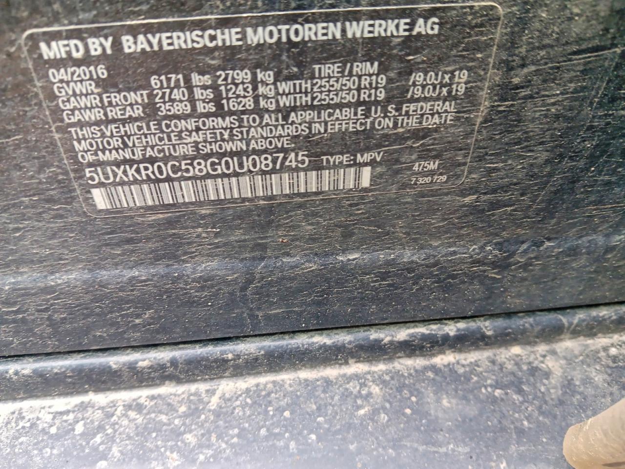 2016 BMW X5 xDrive35I - zdjęcie 12