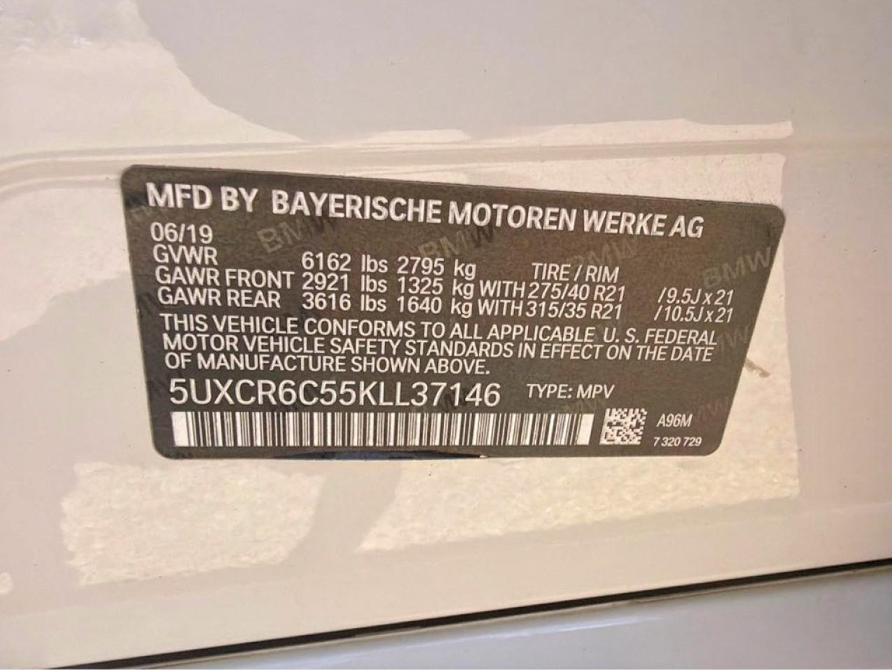 2019 BMW X5 xDrive40I - zdjęcie 10