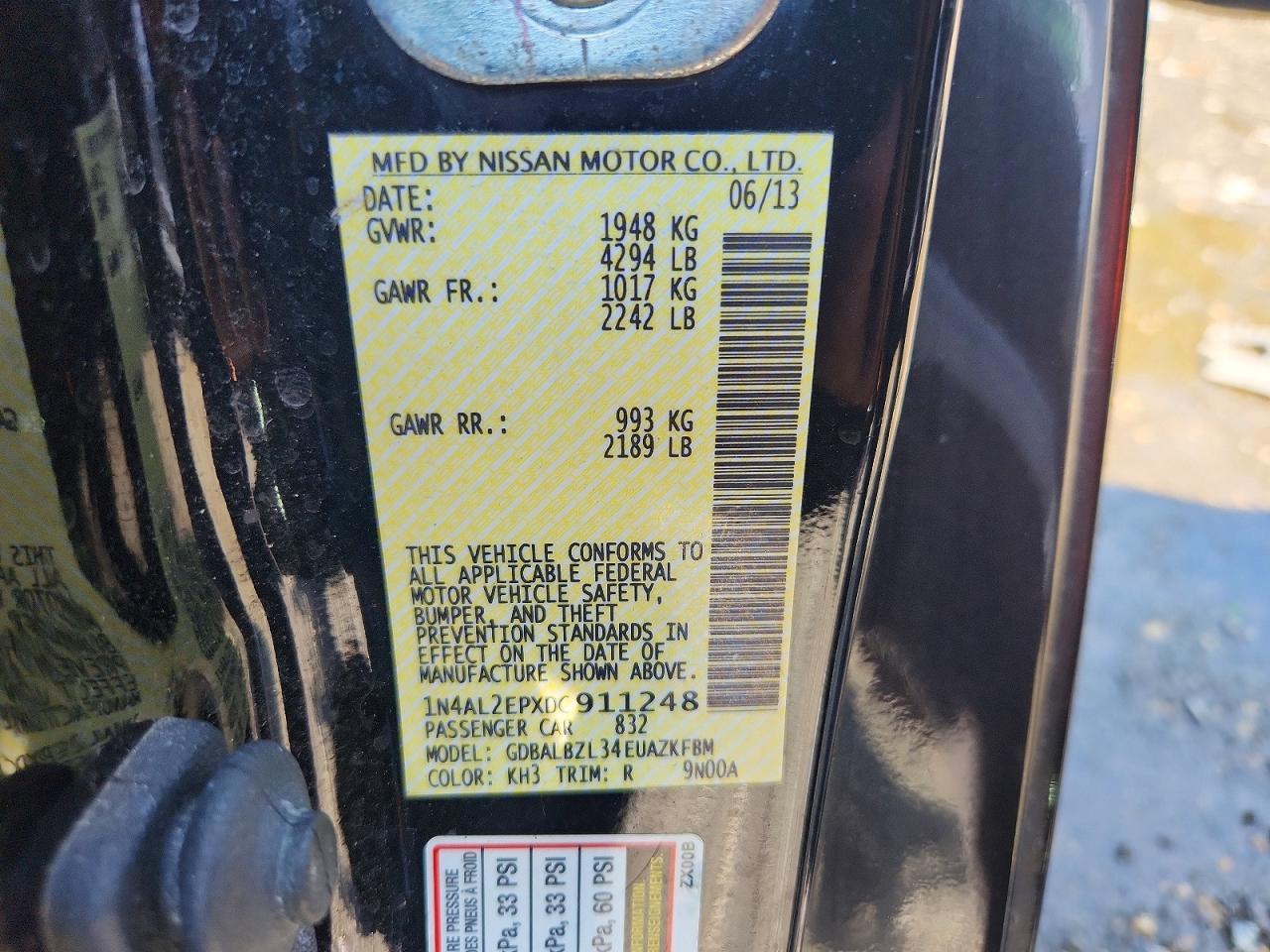 2013 Nissan Altima S - zdjęcie 12