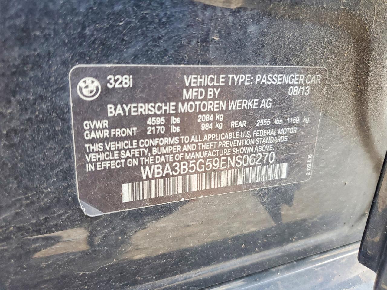 2014 BMW Seria 3 328i - zdjęcie 12