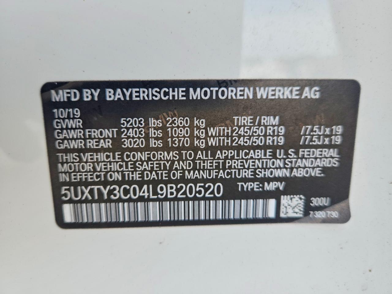 2020 BMW X3 Sdrive30I - zdjęcie 13