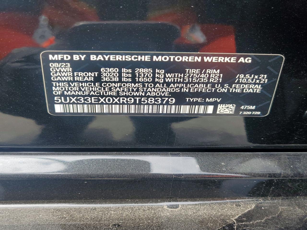 2024 BMW X6 xDrive40I - zdjęcie 12