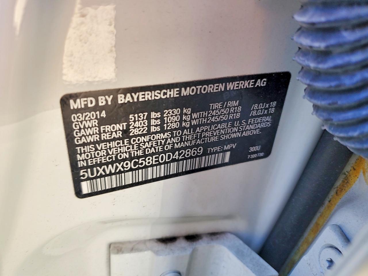 2014 BMW X3 xDrive28I - zdjęcie 12