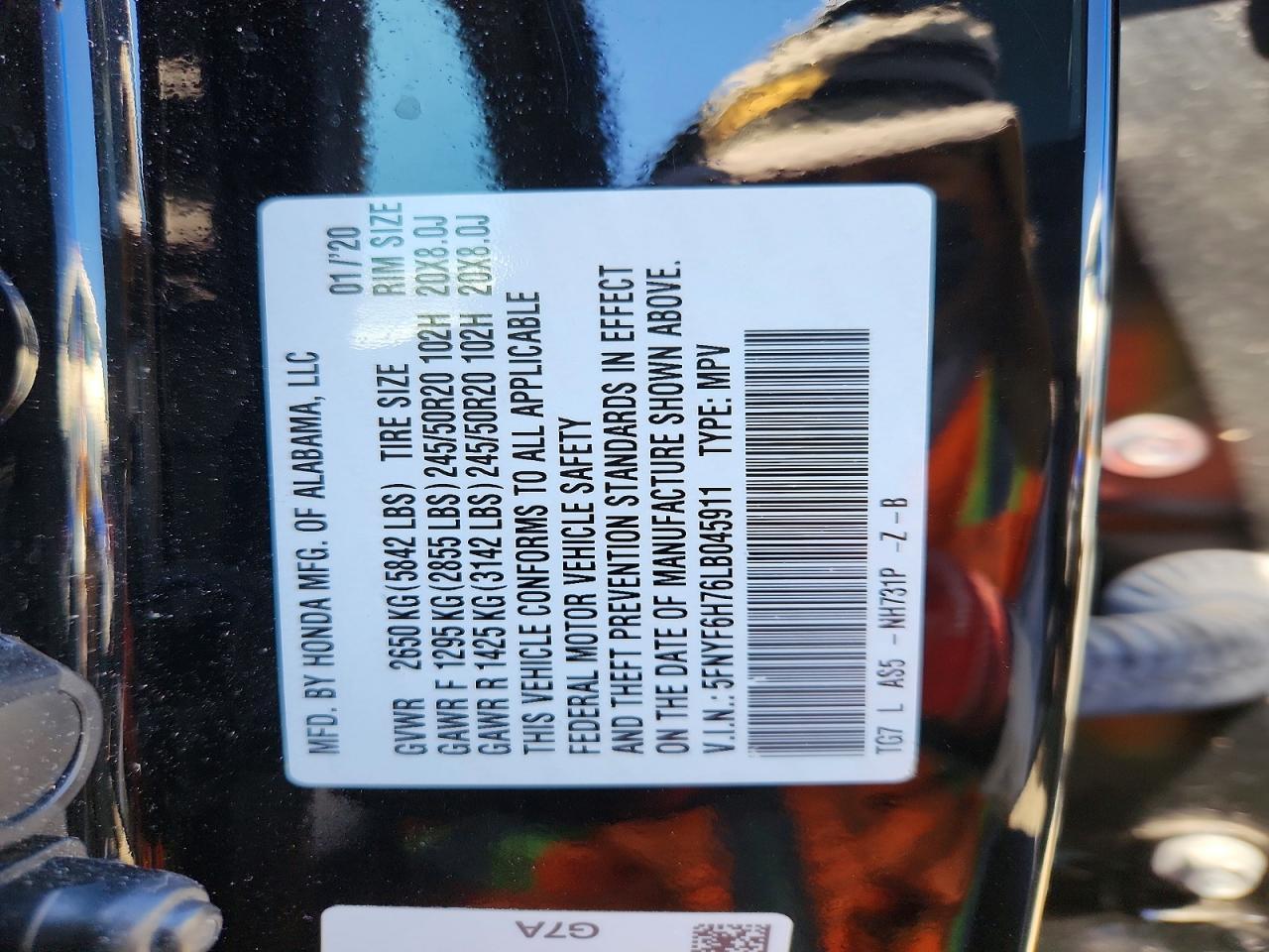 2020 Honda Pilot Black - zdjęcie 13