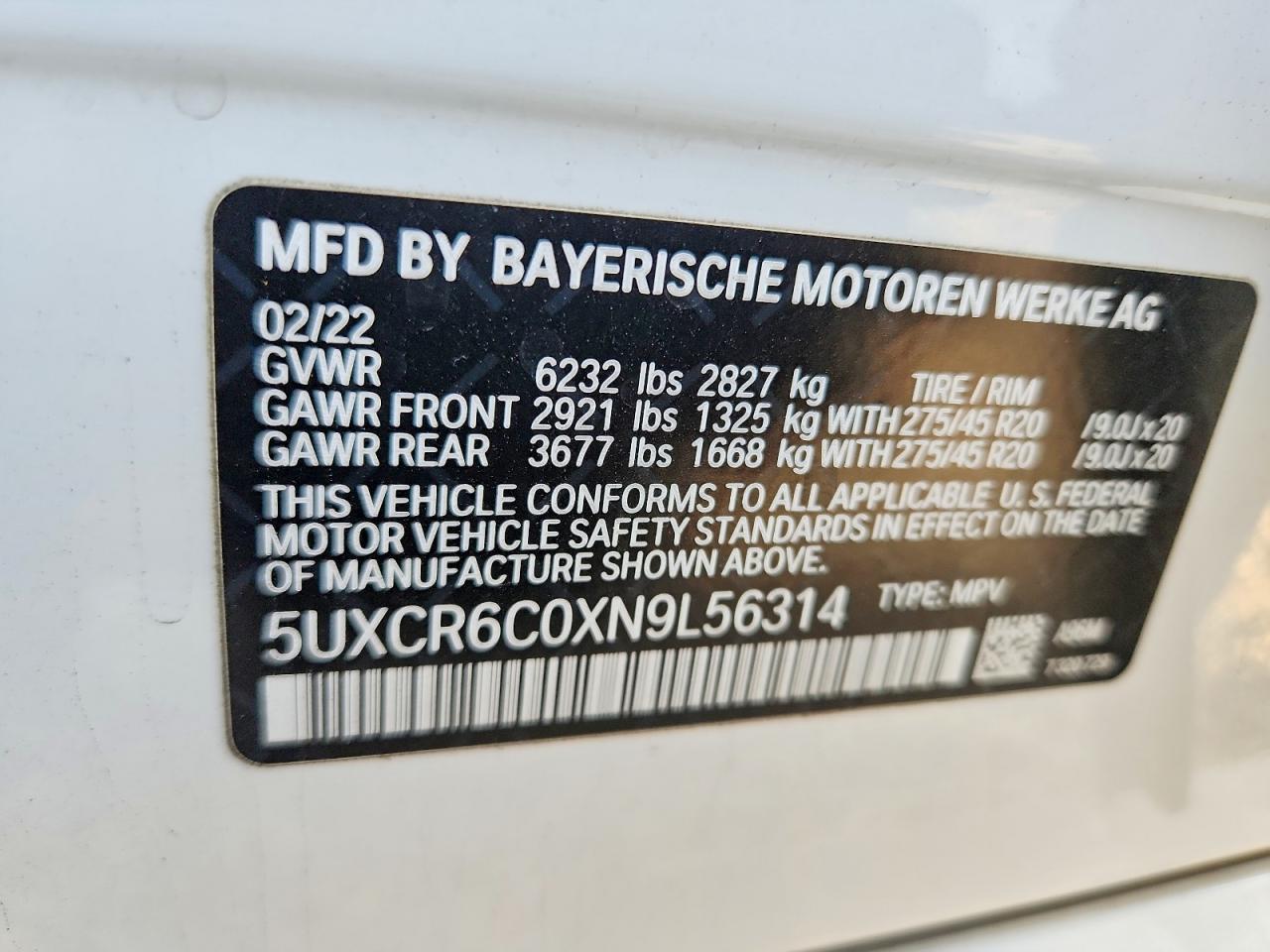 2022 BMW X5 xDrive40I - zdjęcie 12