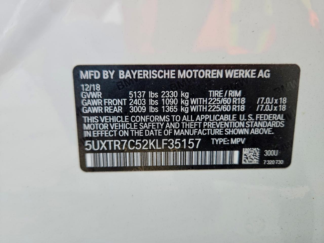 2019 BMW X3 Sdrive30I - zdjęcie 14