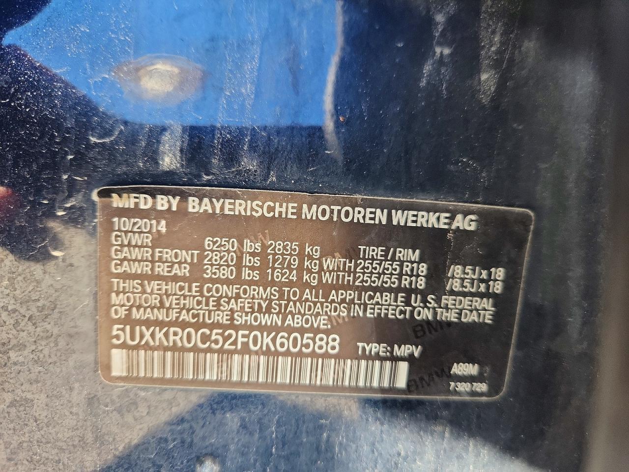 2015 BMW X5 xDrive35I - zdjęcie 13