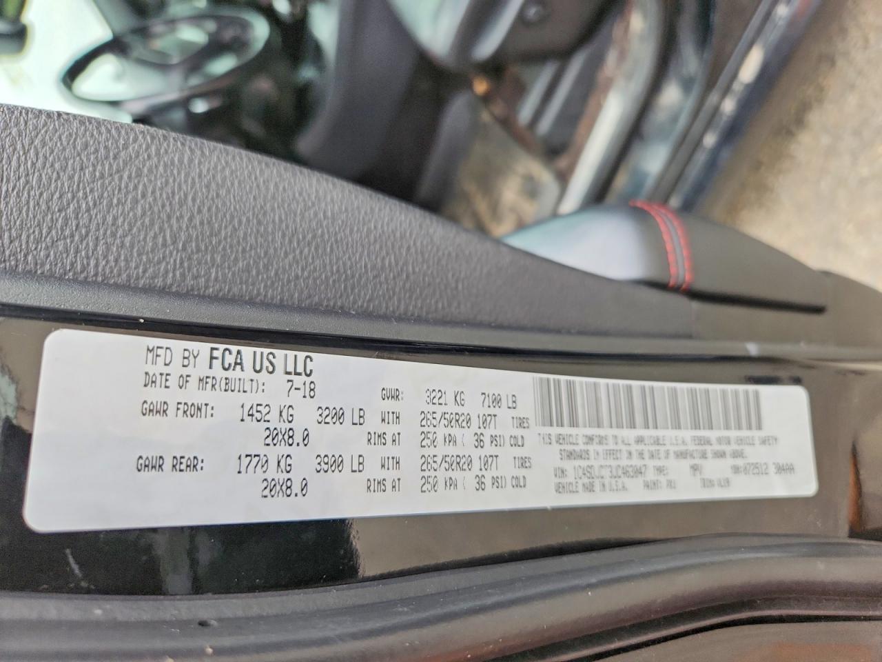 2018 Dodge Durango R/T - zdjęcie 14