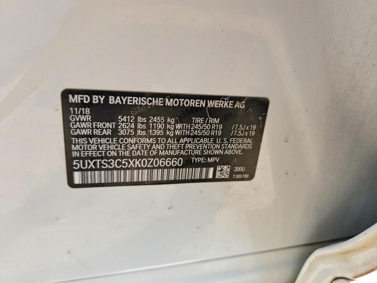 2019 BMW X3 xDrivem40I - zdjęcie 12