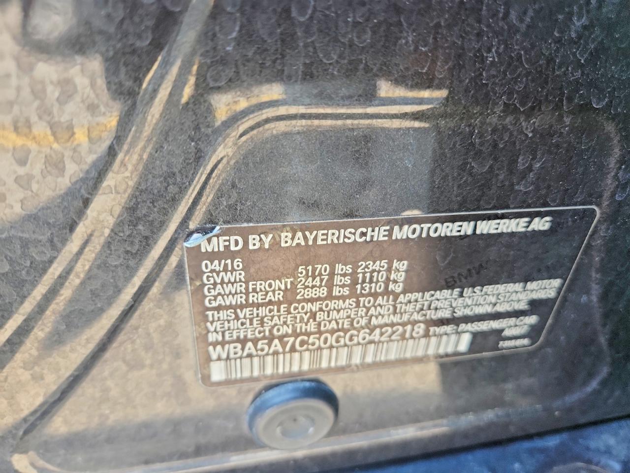 2016 BMW Seria 5 528i - zdjęcie 12