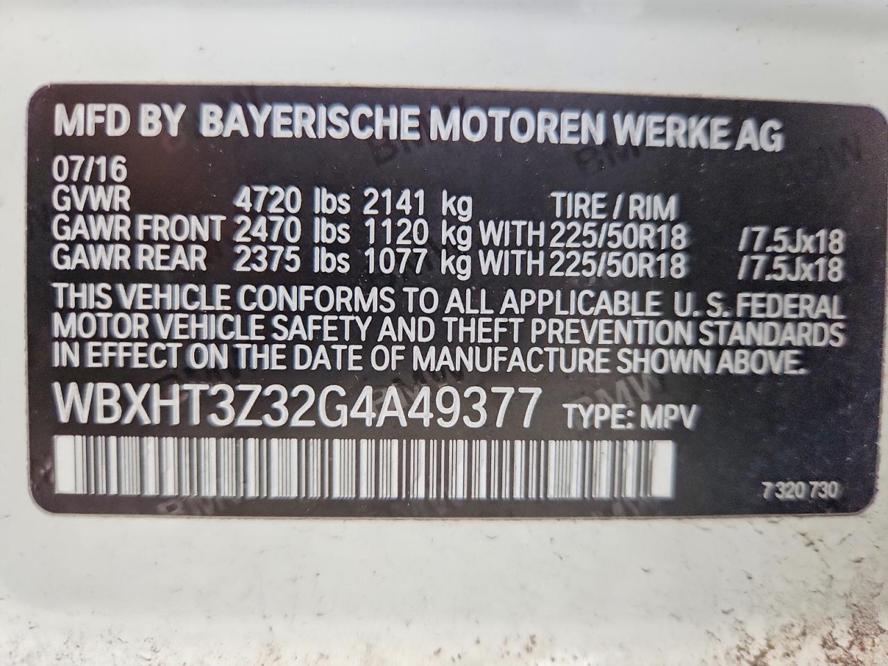 2016 BMW X1 xDrive28I - zdjęcie 12