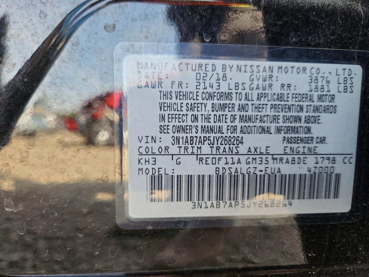 2018 Nissan Sentra Sl - zdjęcie 13