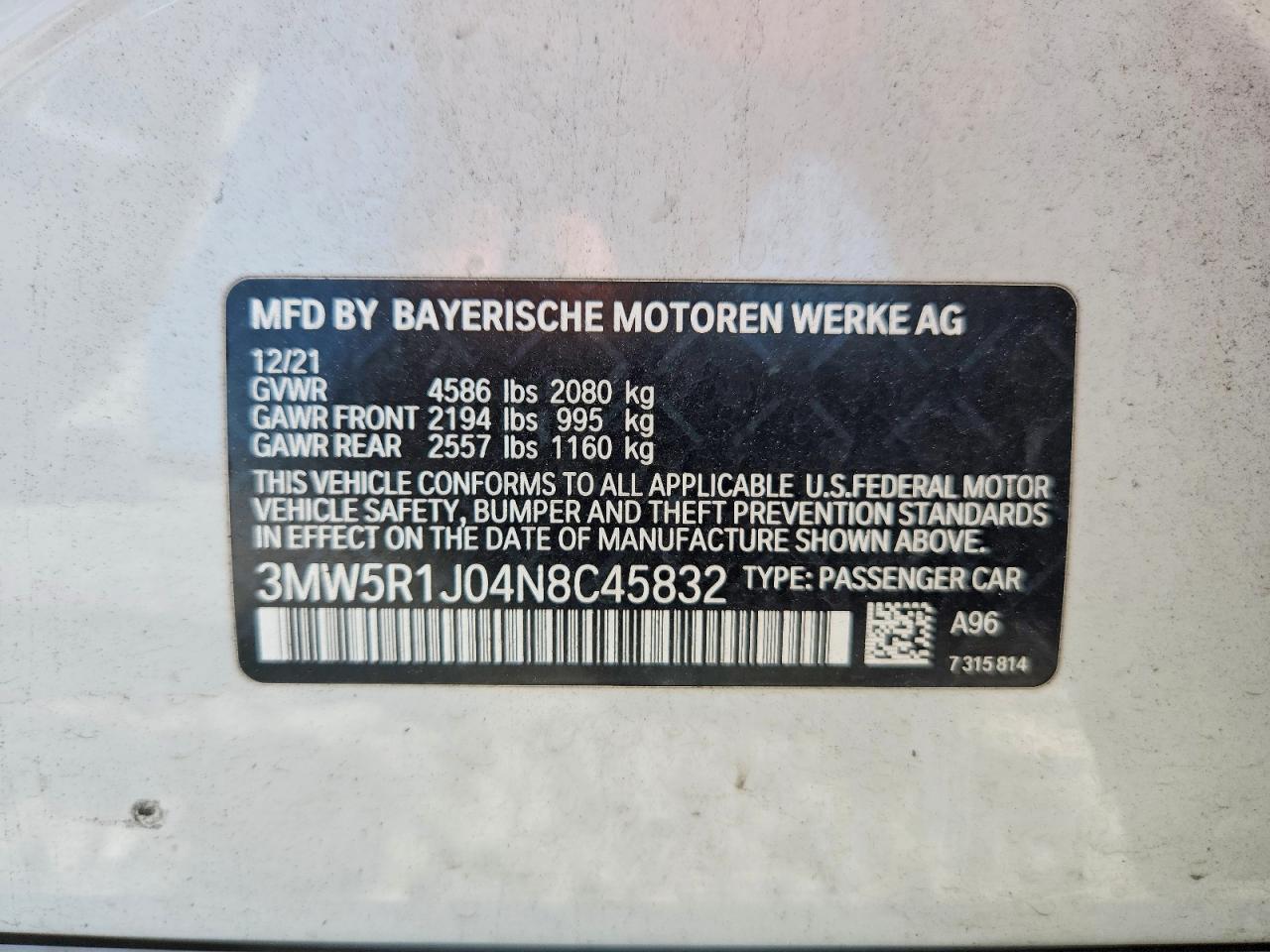 2022 BMW 330I - zdjęcie 13
