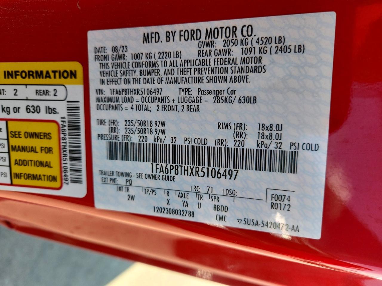 2024 Ford Mustang - zdjęcie 12