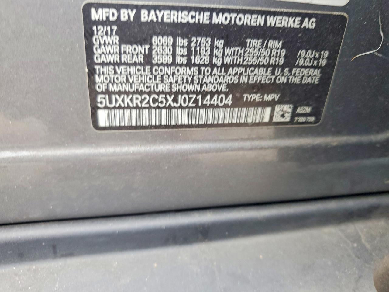 2018 BMW X5 Sdrive35I - zdjęcie 12