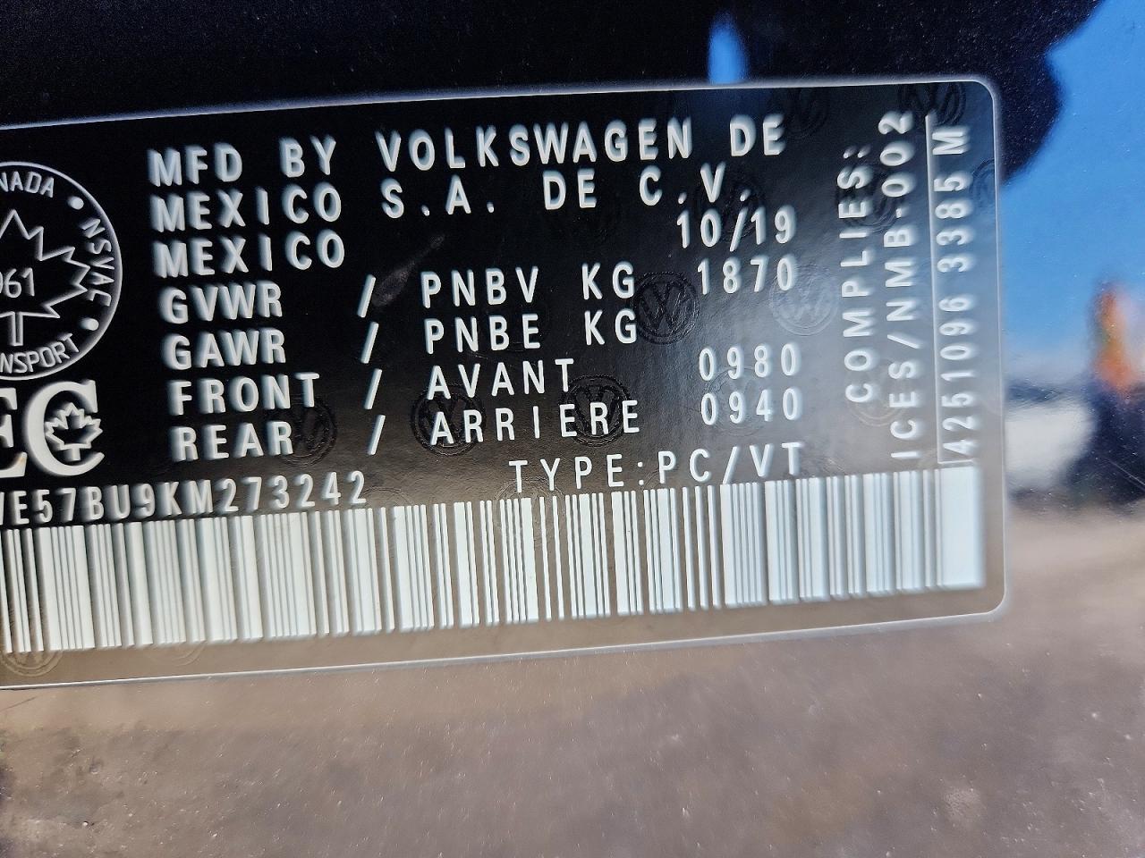 2019 Volkswagen Jetta Sel - zdjęcie 12