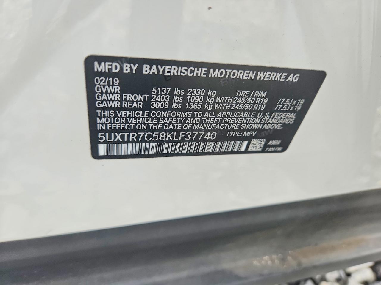 2019 BMW X3 Sdrive30I - zdjęcie 13