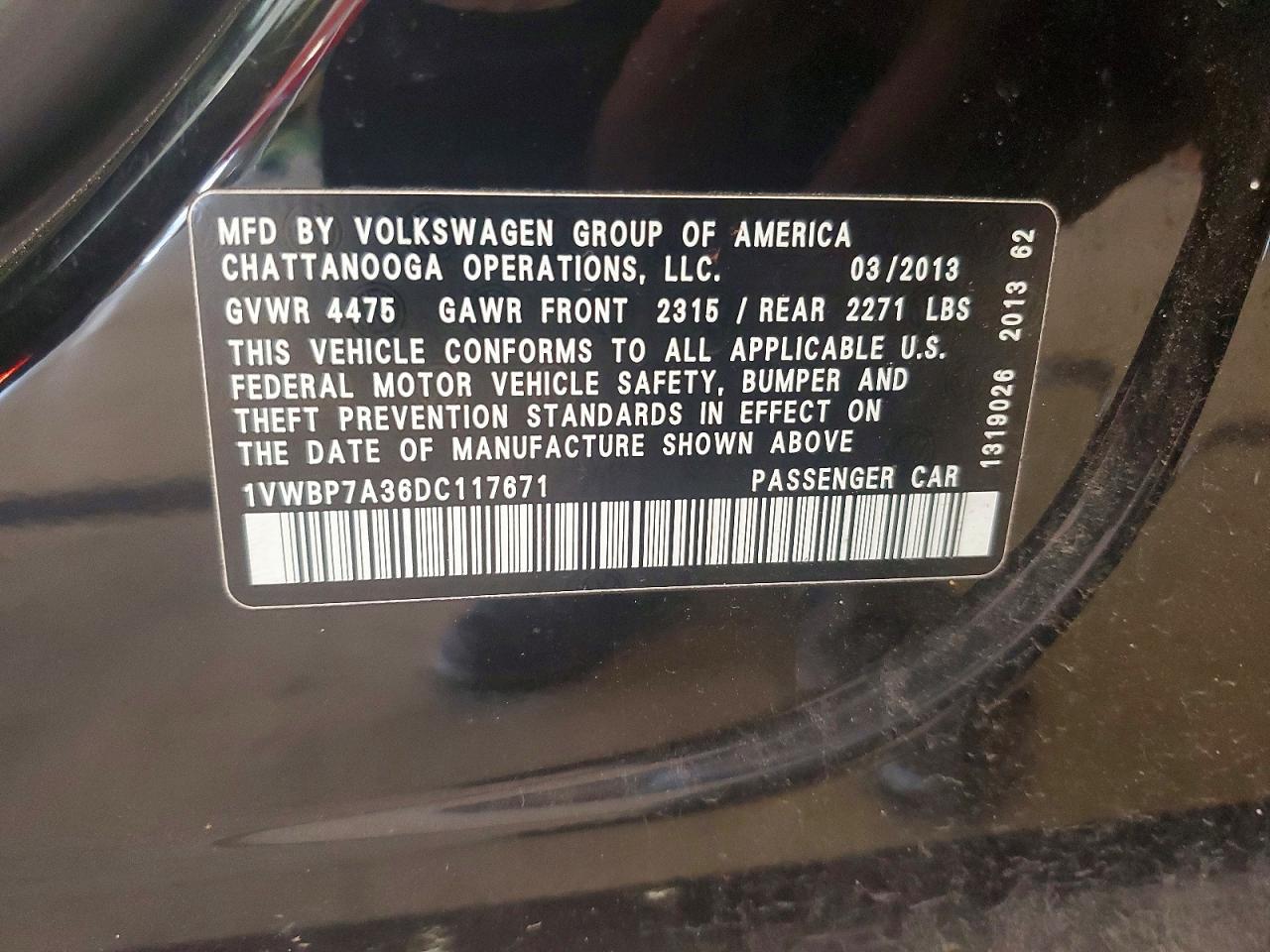 2013 Volkswagen Passat Se - zdjęcie 12