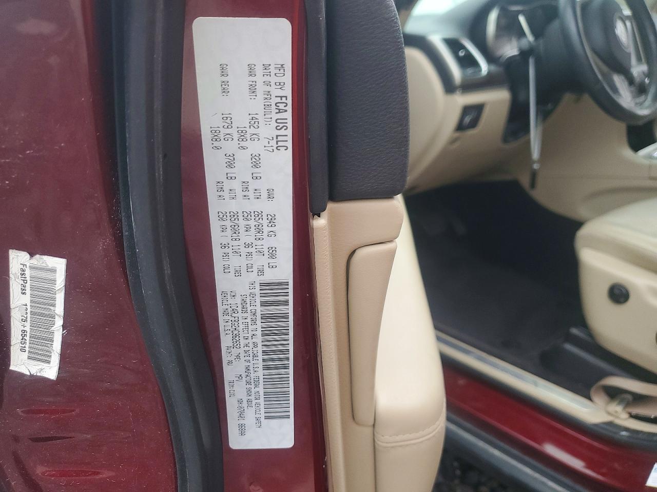 2017 Jeep Grand Cherokee Limited - zdjęcie 13