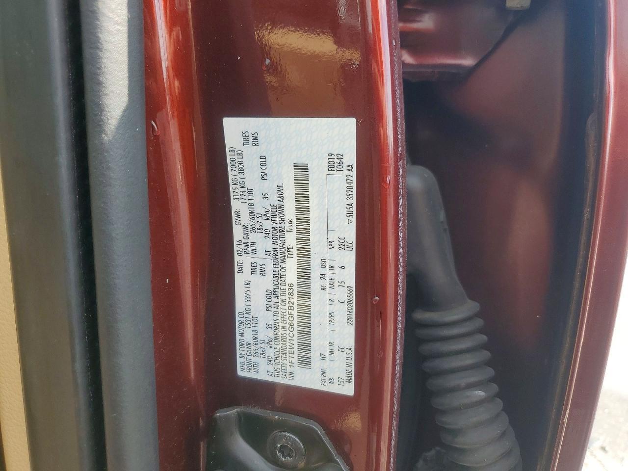 2016 Ford F150 Supercrew - zdjęcie 12