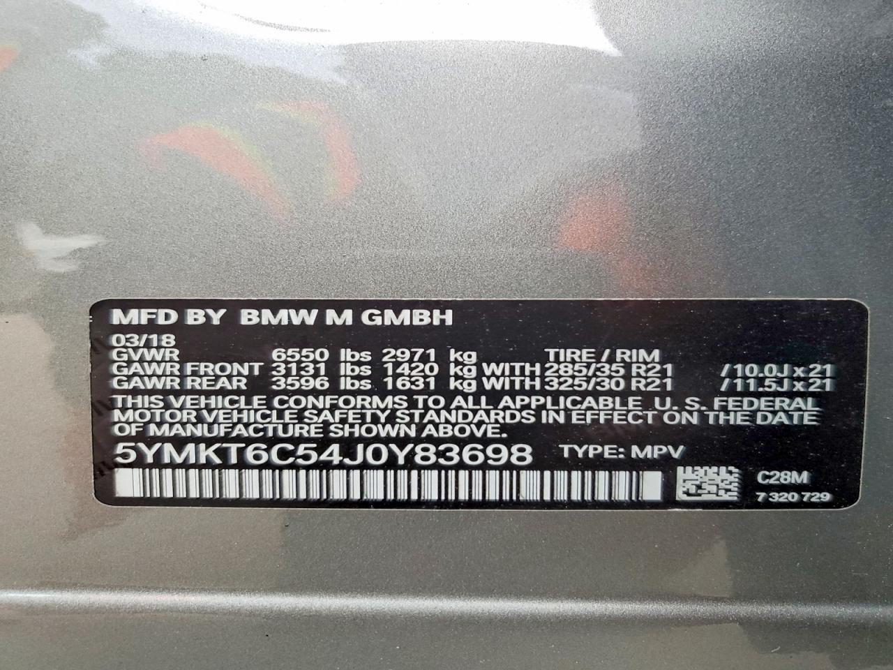 2018 BMW X5 M - zdjęcie 14