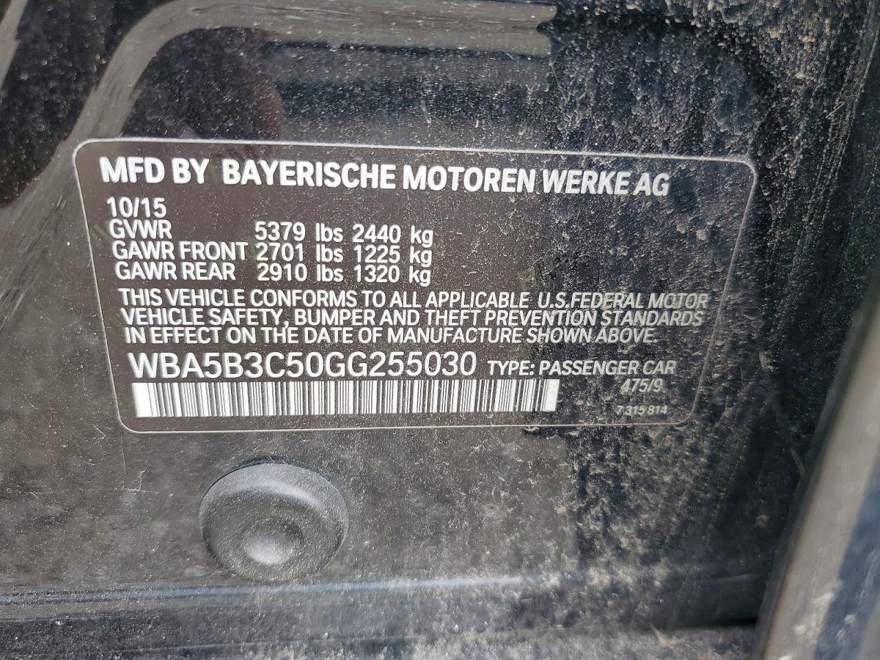 2016 BMW 535 Xi - zdjęcie 12
