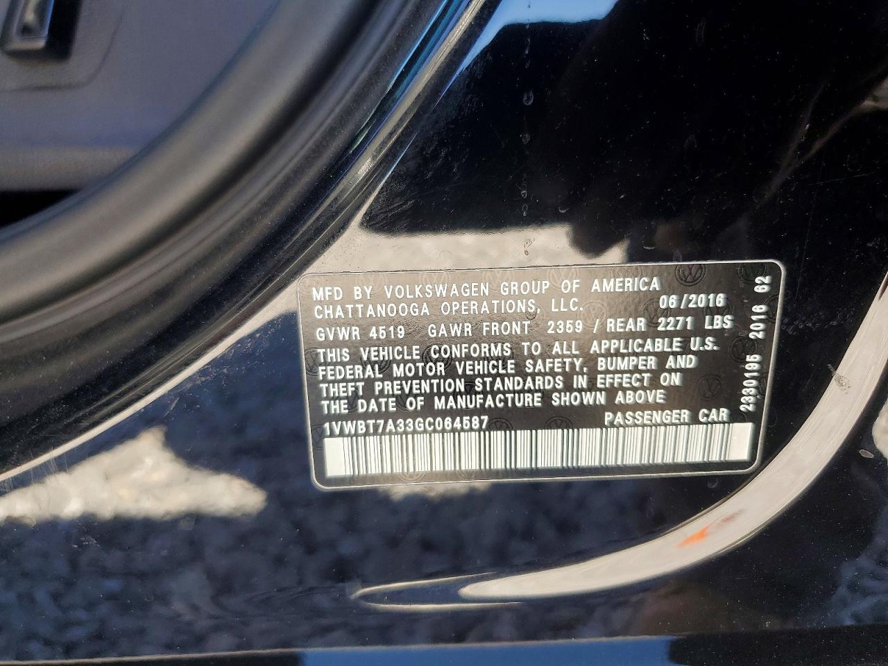 2016 Volkswagen Passat Se - zdjęcie 13