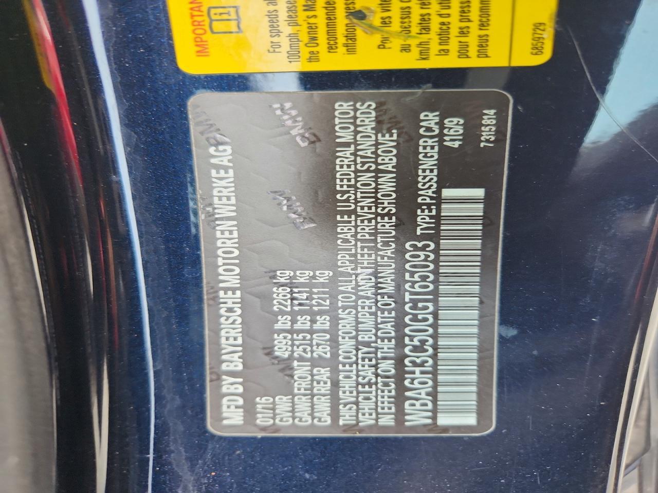 2016 BMW Seria 6 Coupe 640i - zdjęcie 12