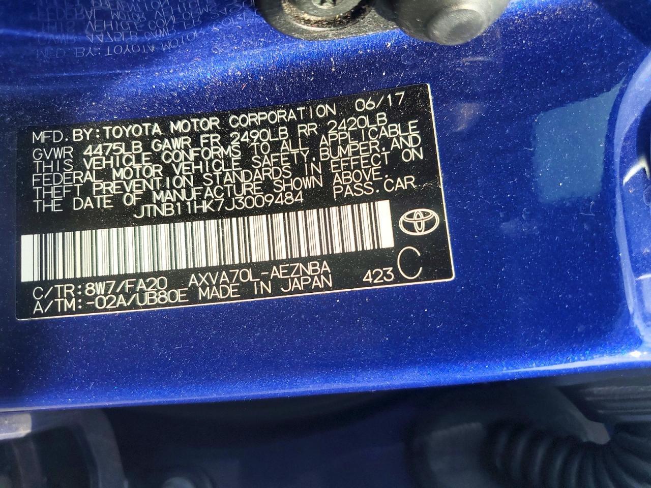 2018 Toyota Camry Le - zdjęcie 12