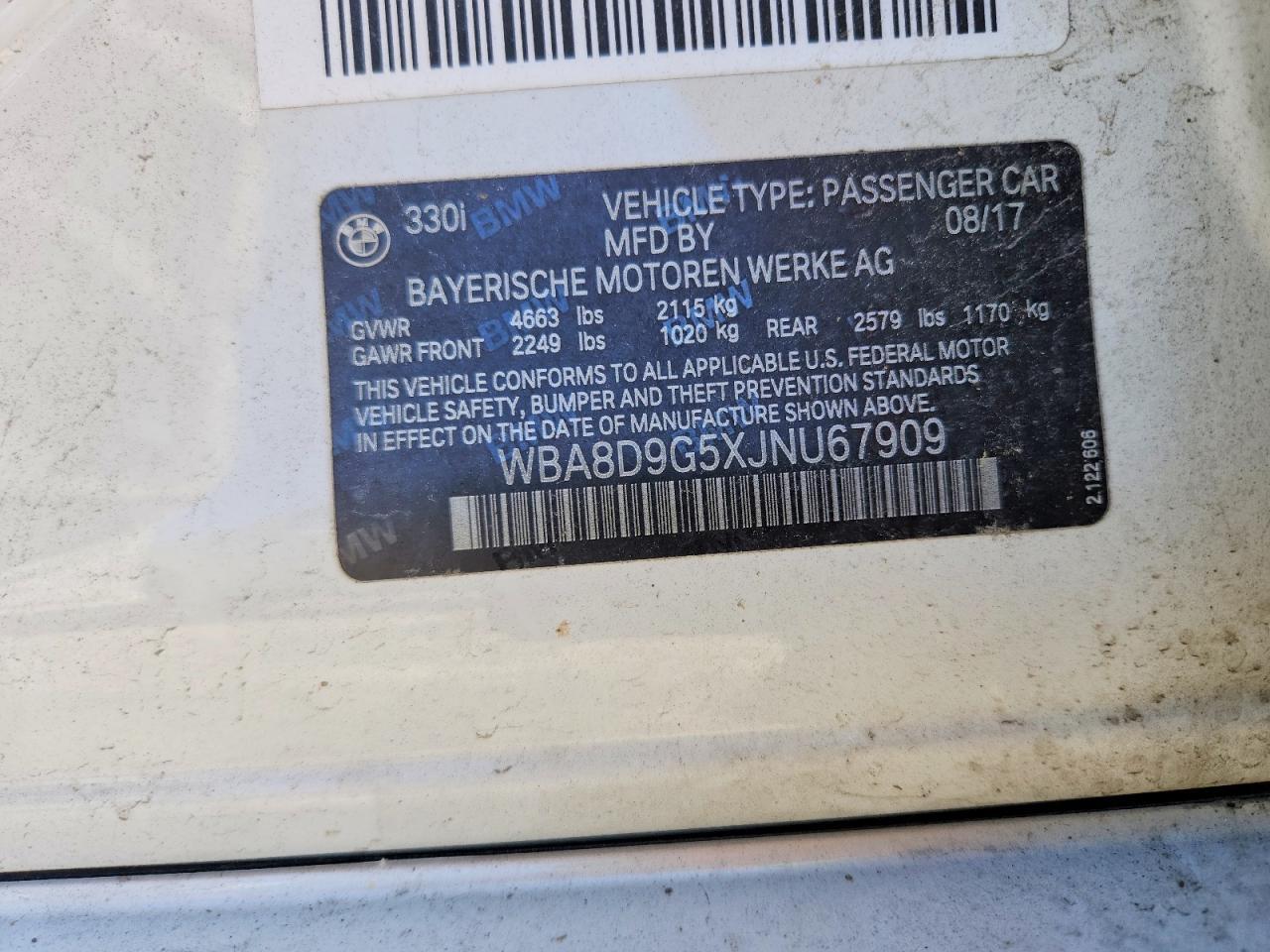 2018 BMW Seria 3 330i - zdjęcie 12