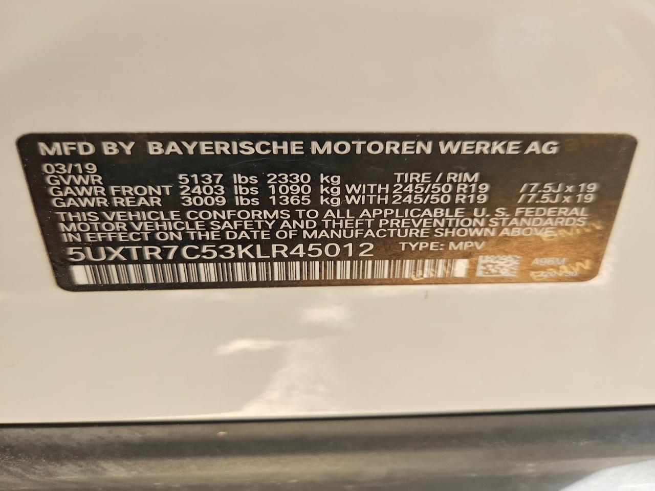 2019 BMW X3 Sdrive30I - zdjęcie 13