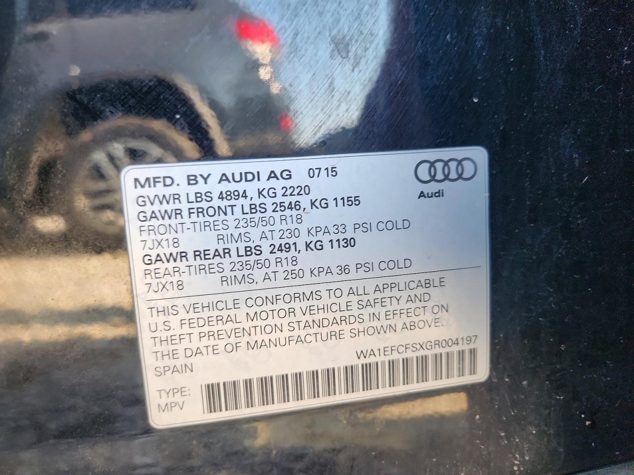 2016 Audi Q3 Premium Plus - zdjęcie 13