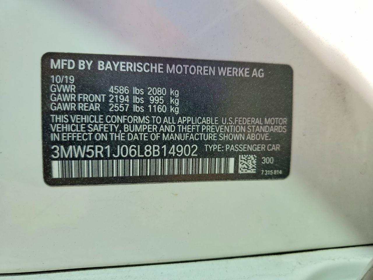 2020 BMW 330I - zdjęcie 12