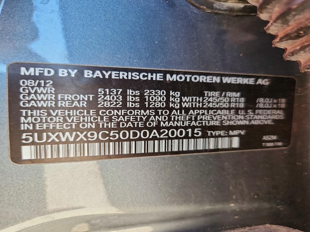2013 BMW X3 xDrive28I - zdjęcie 14