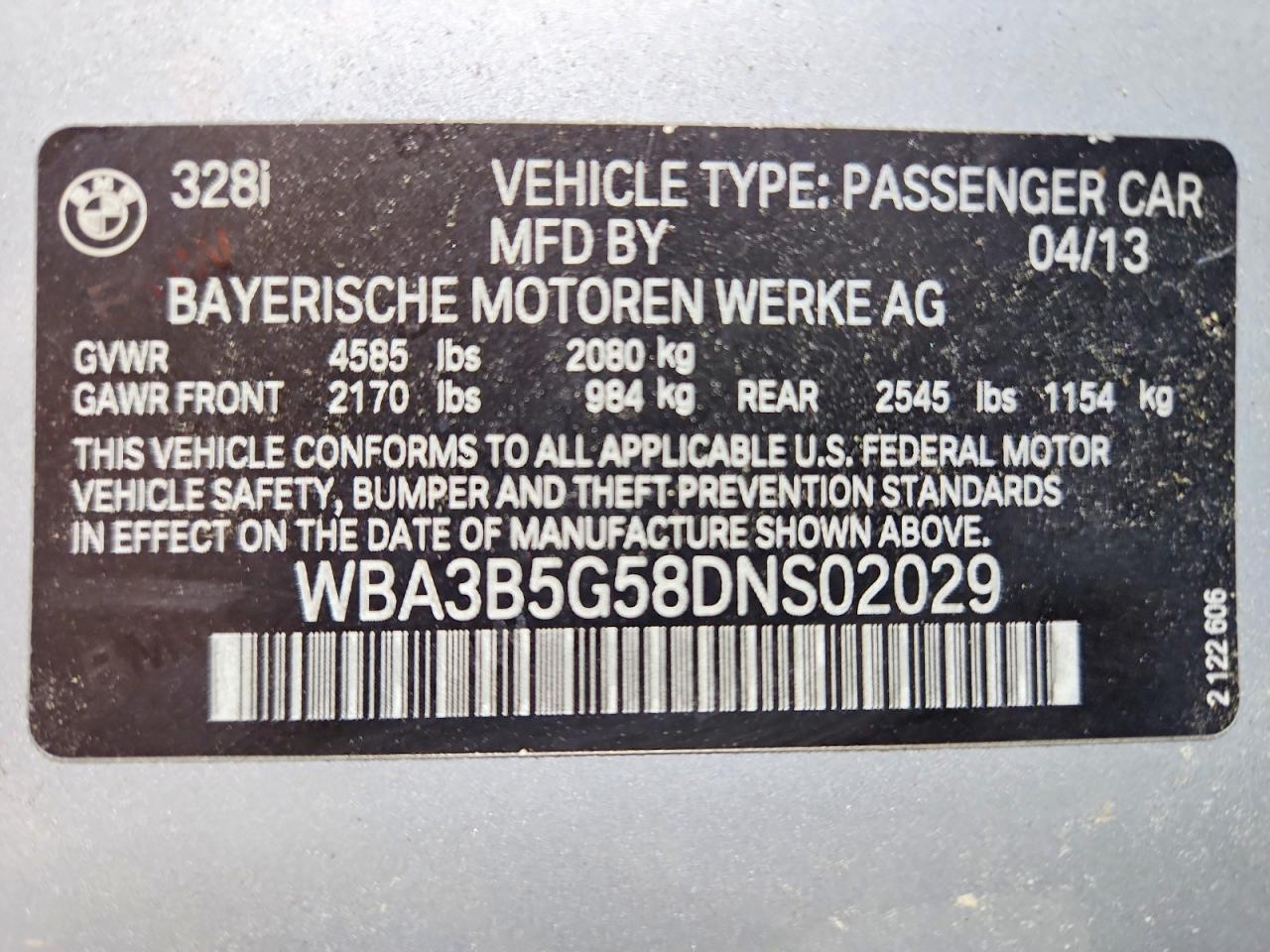 2013 BMW Seria 3 328i - zdjęcie 13