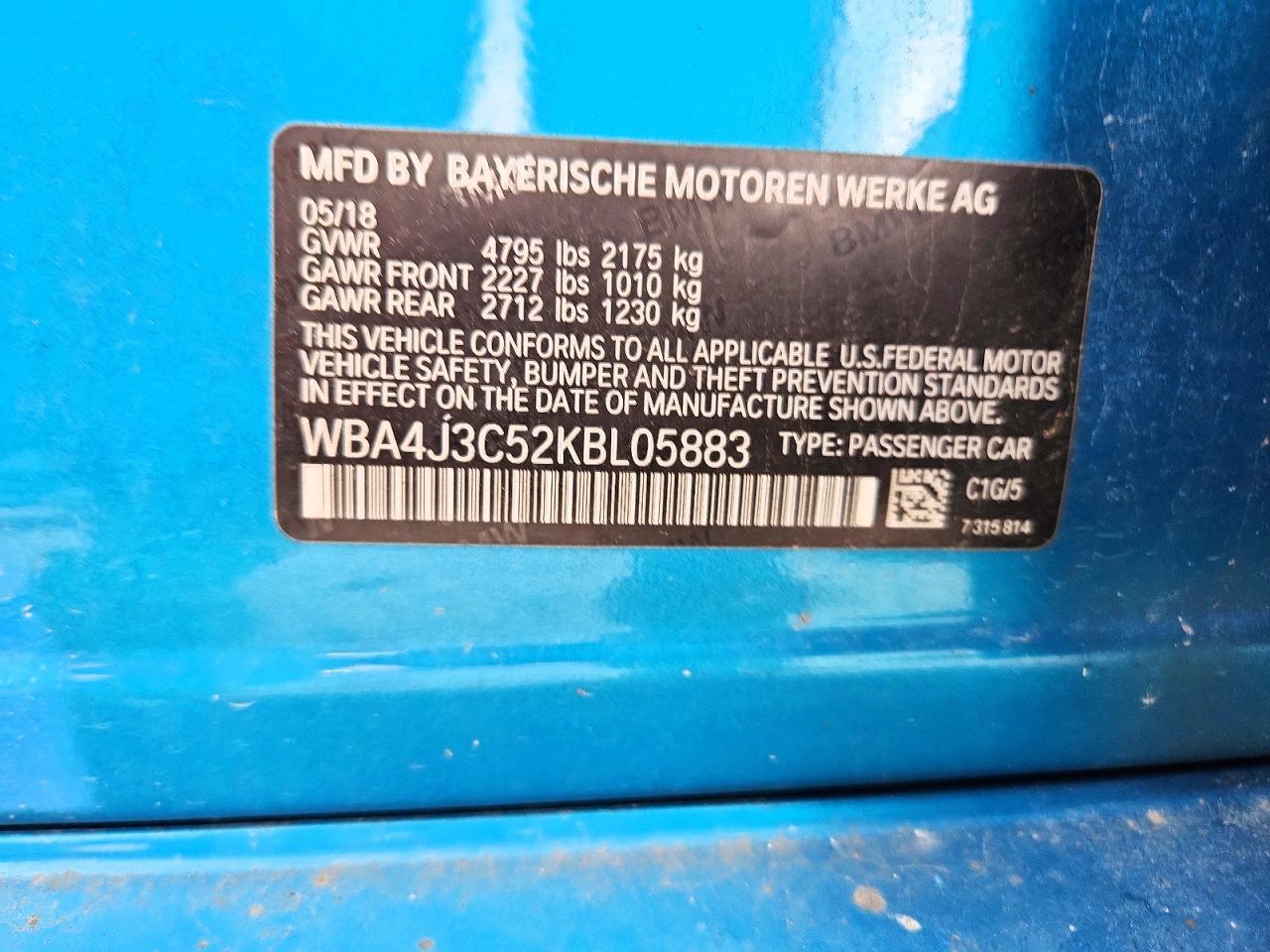 2019 BMW Seria 4 430i - zdjęcie 13