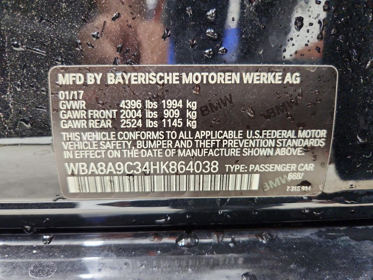 2017 BMW 320 I - zdjęcie 12