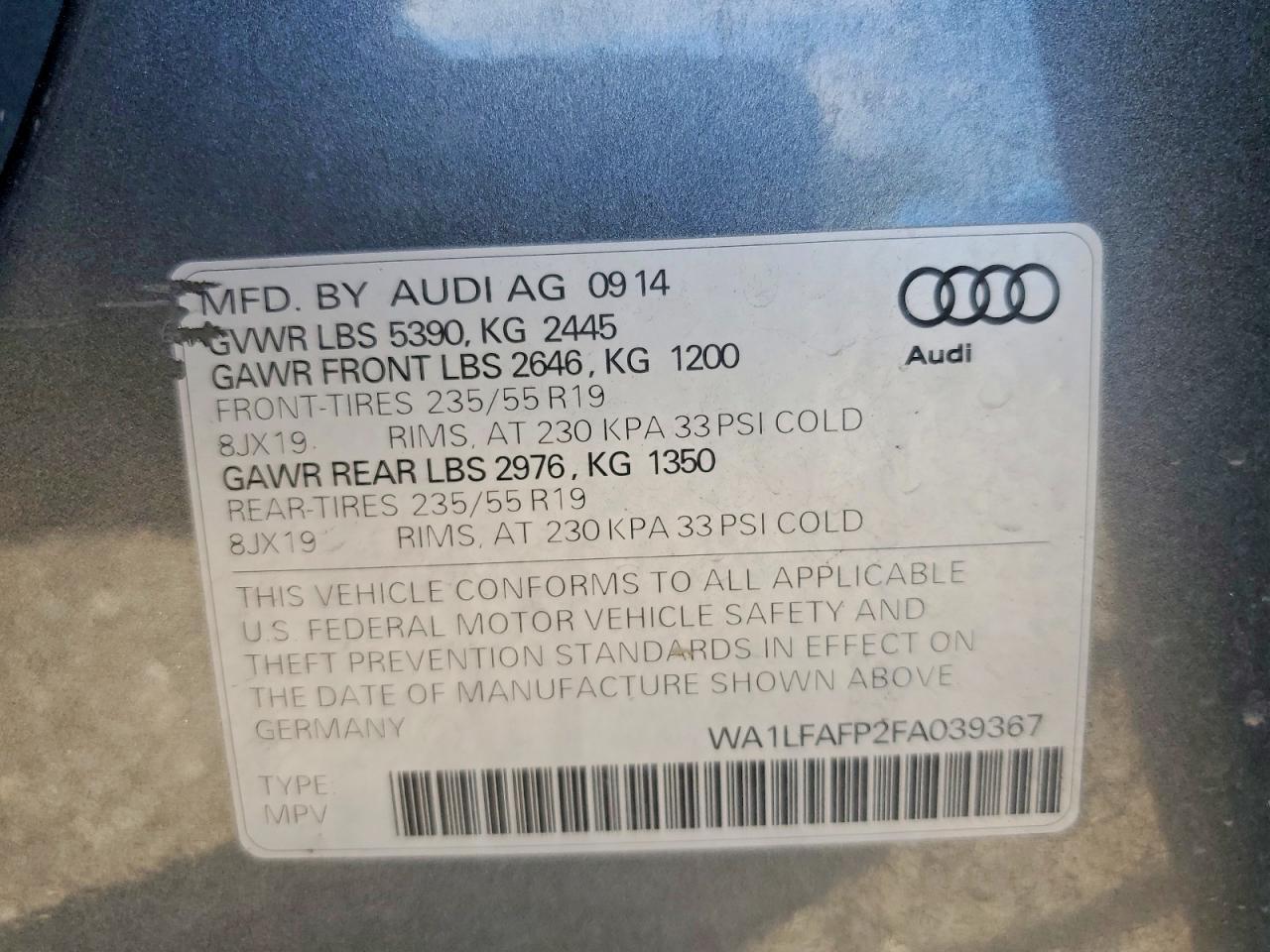 2015 Audi Q5 Premium Plus - zdjęcie 12