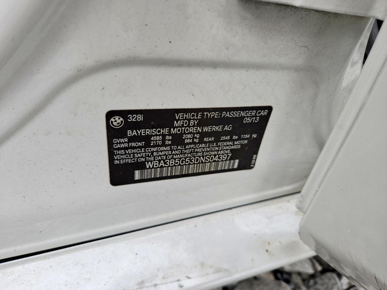 2013 BMW Seria 3 328i - zdjęcie 12