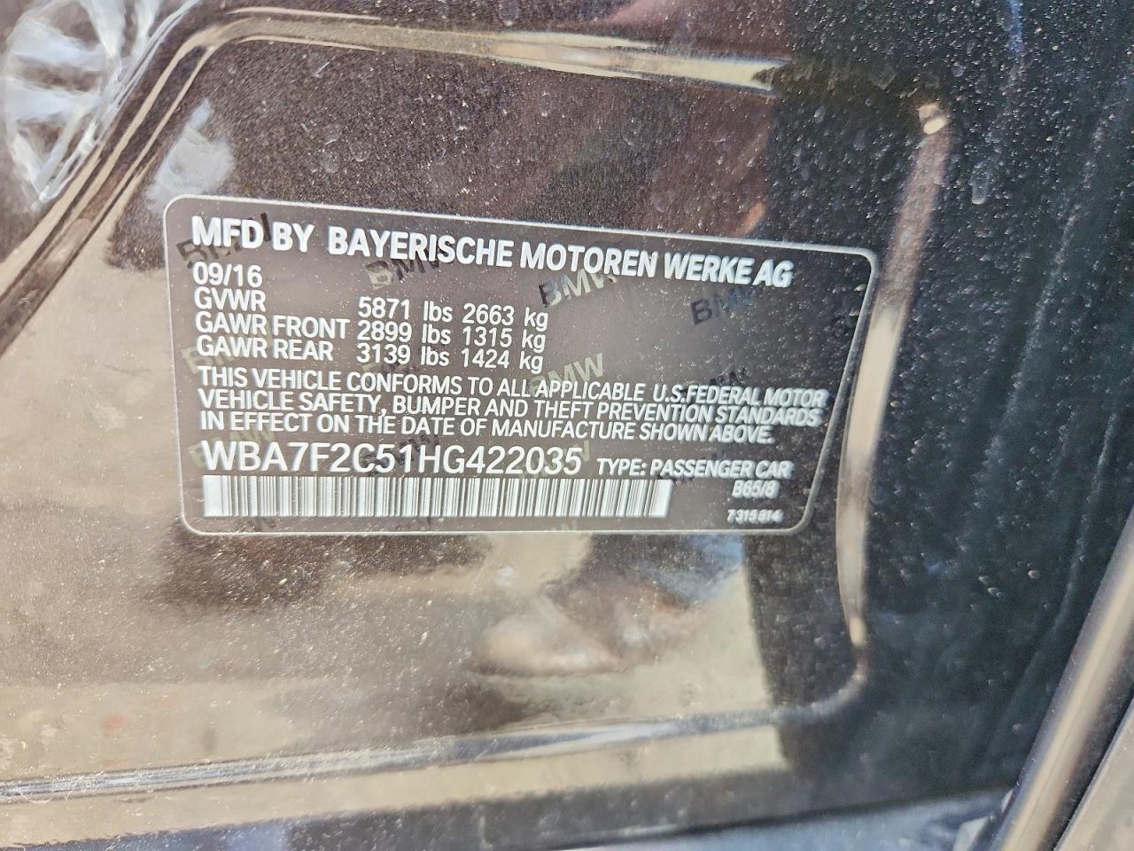 2017 BMW Seria 7 B7 - zdjęcie 12