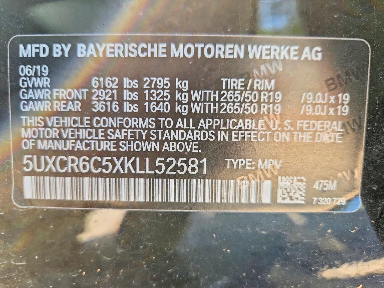 2019 BMW X5 xDrive40I - zdjęcie 14