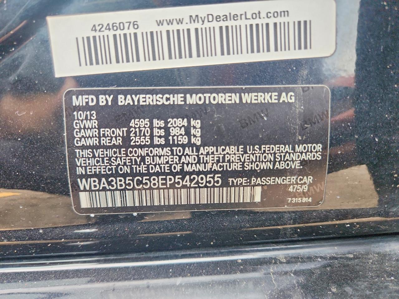 2014 BMW Seria 3 328i - zdjęcie 13