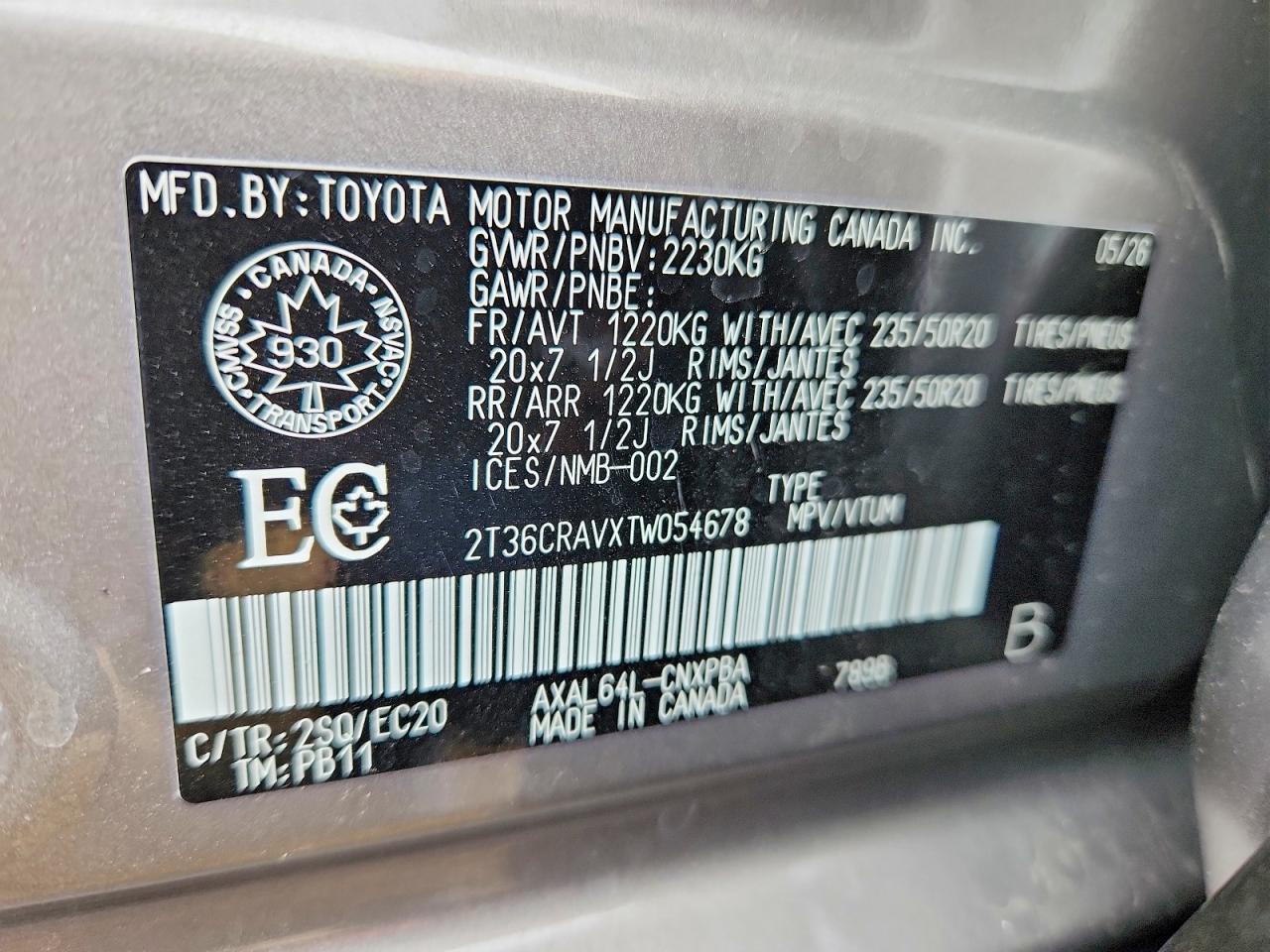 2026 Toyota Rav4 Le - zdjęcie 14