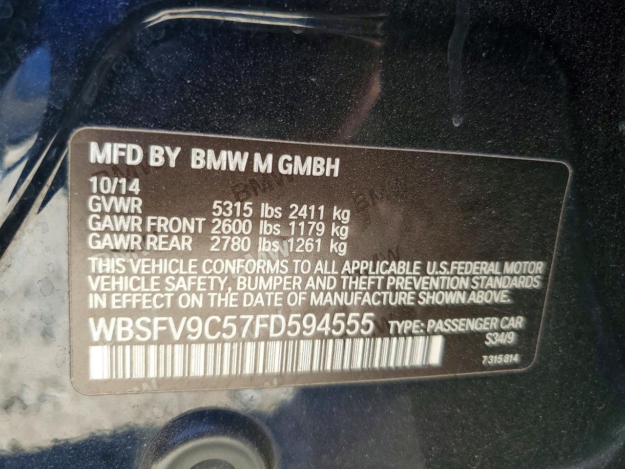2015 BMW M5 - zdjęcie 12