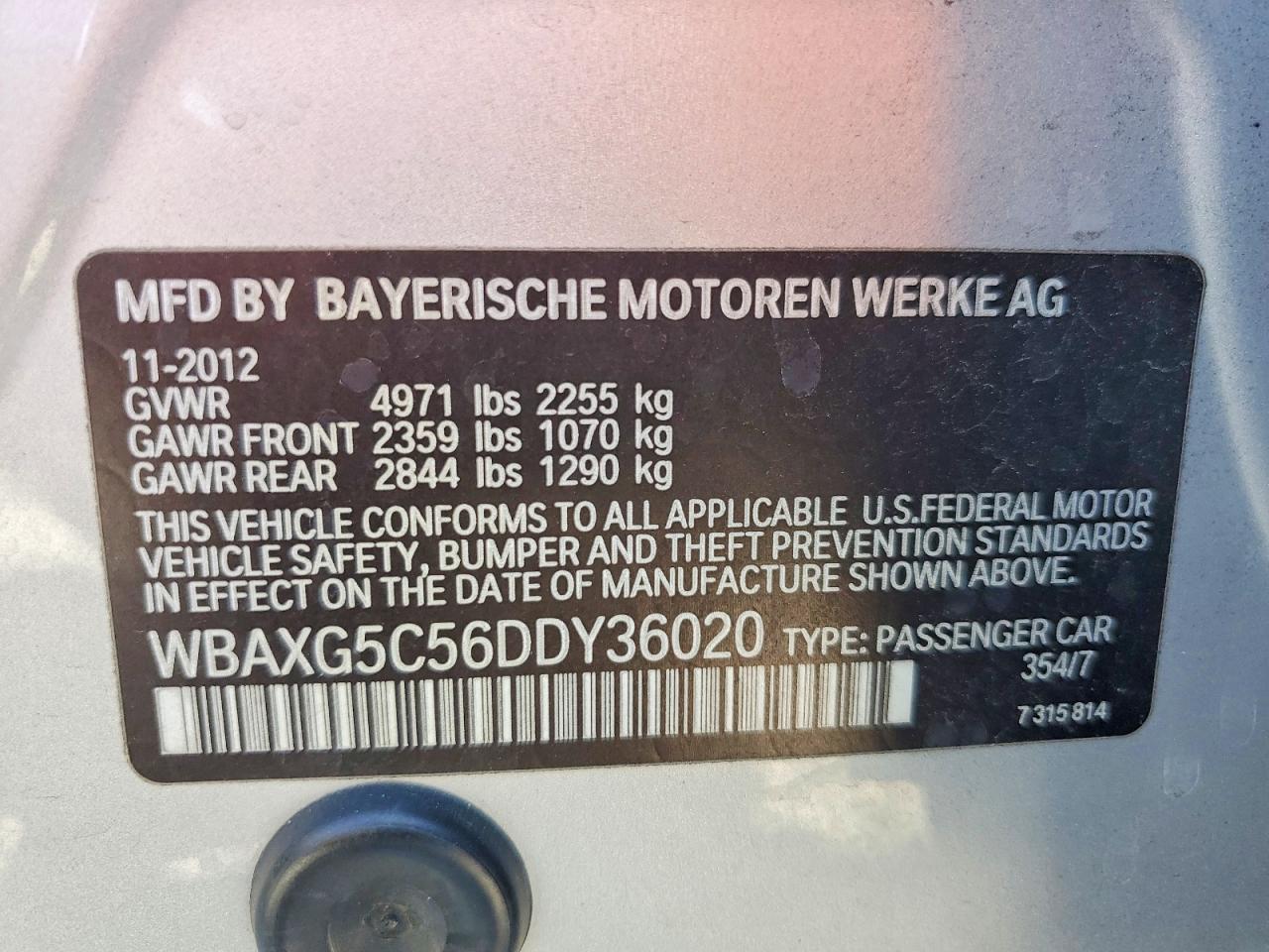 2013 BMW 528 I - zdjęcie 12