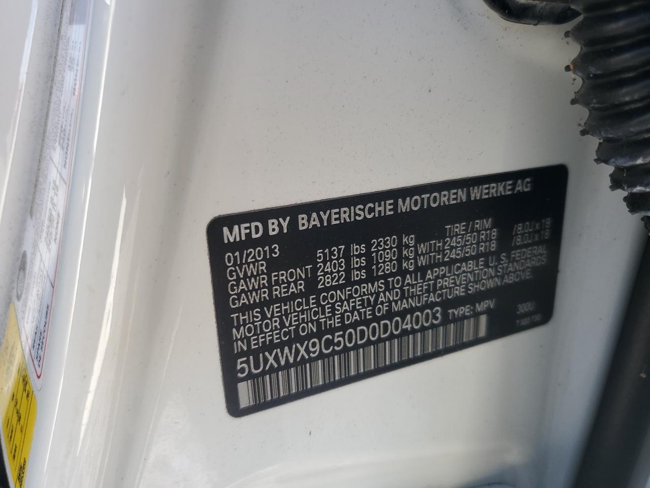 2013 BMW X3 xDrive28I - zdjęcie 14